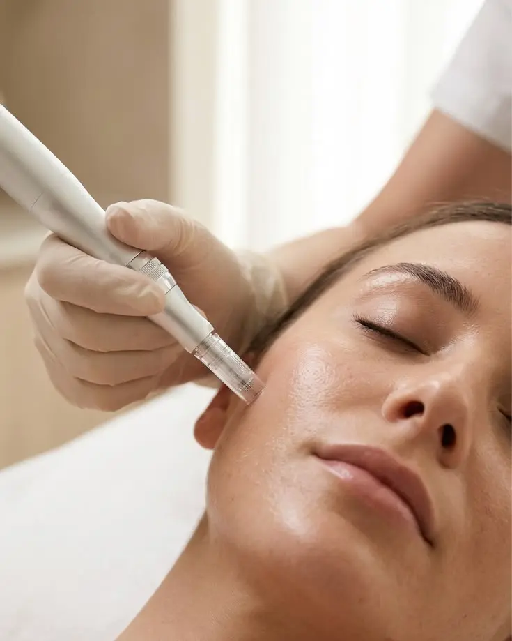 Tratamiento profesional de microneedling